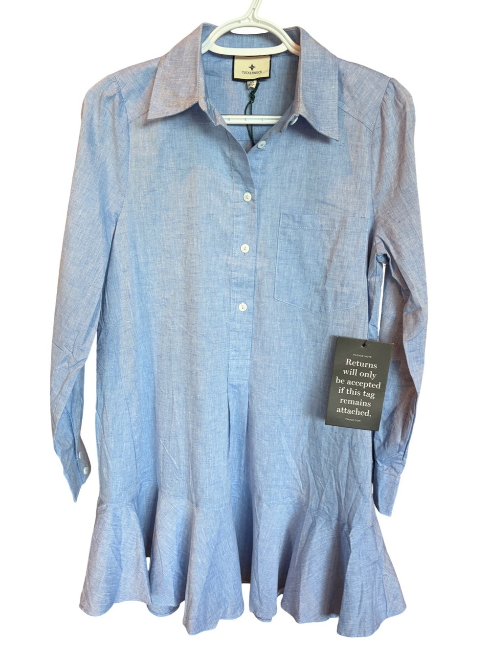 Tuckernuck NWD Chambray Callahan Shirt Dress Size XS